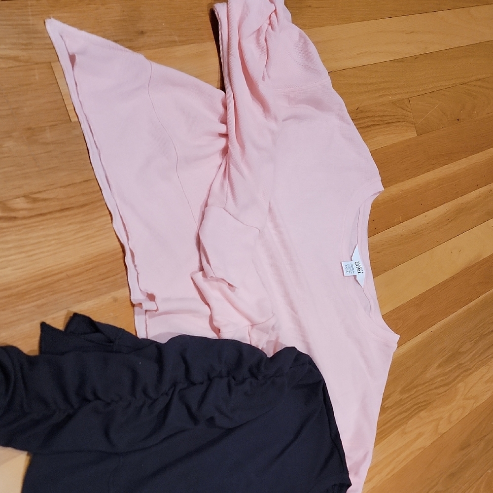 Athleta Light Pink Long Sleeve Top